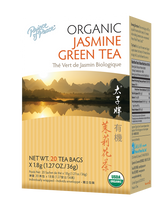 Prince of Peace Organic Jasmine Green Tea, 20 Tea Bags
